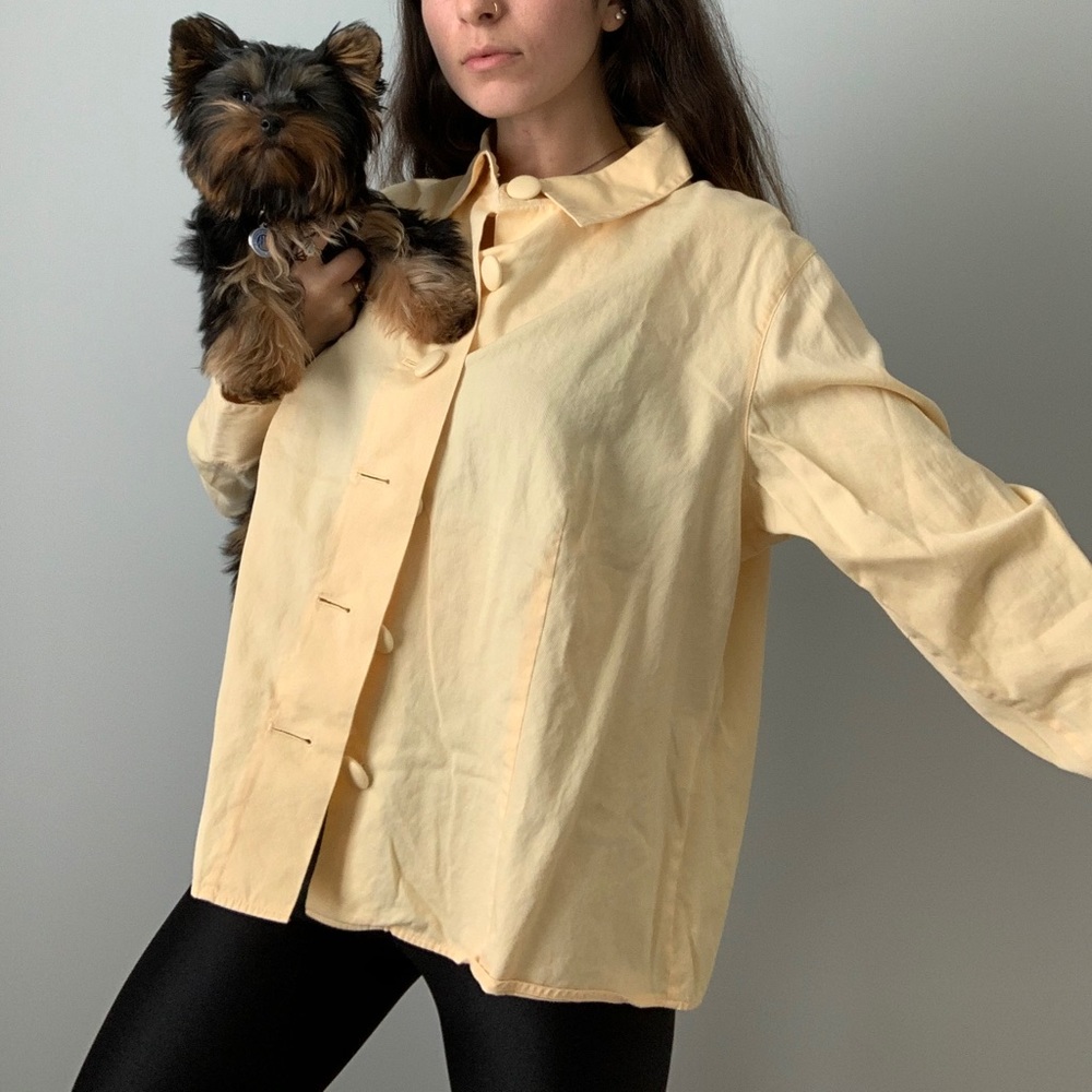 Collared Button Up Blouse